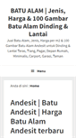 Mobile Screenshot of jualbatualam.info